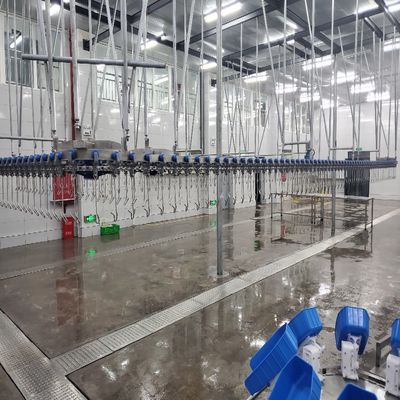 500PCS Automatische Geflügelschlachthaus Ausrüstung Edelstahl Hühnerzuchtlinie