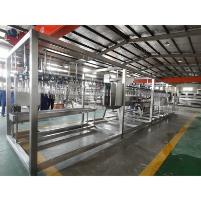 Automatische Maschine für Geflügelschlachtstätten 300 - 500BPH Hühnerschlachtmaschine