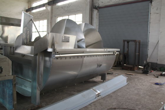 Spirale Geflügelvorkühlmaschine für Hühnerschlachtmaschinenfabrik 1500Bph